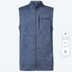 NWT Costa Small Harbor Full Zip Fleece Vest